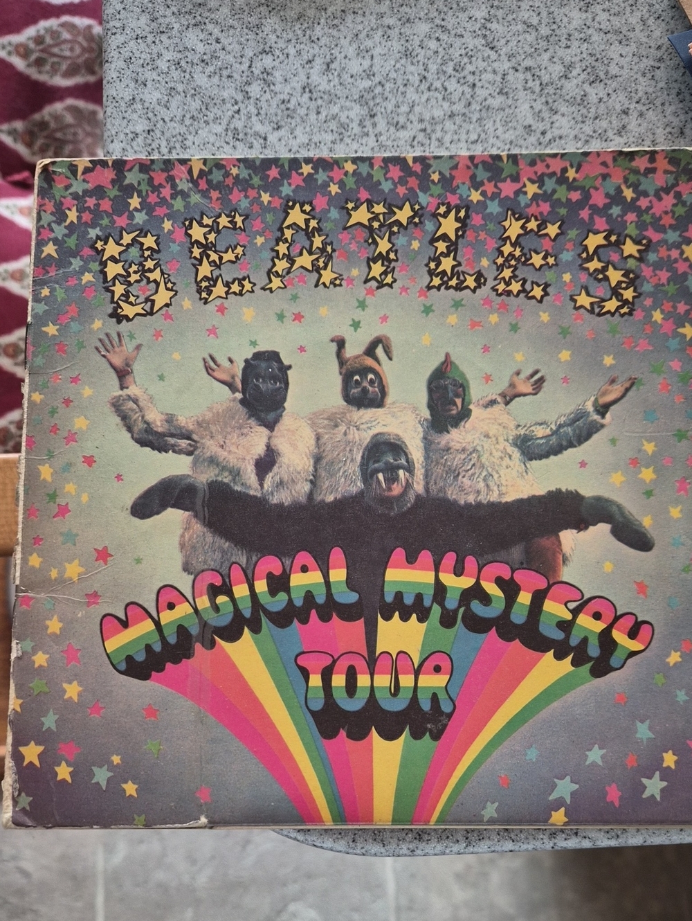 The Beatles Multicolor 'Magical Mystery Tour' Album Cover